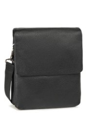 HL 11-615115 Сумка мужская натуральная кожа  (черный/20*24*5/натуральная кожа/Hogerland)