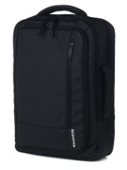 1805 СУМКА-РЮКЗАК 100% ПОЛИУРЕТАН (чёрный) (Черный/30*40*15/полиуритан)