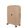 EN9520-24-13 Чемодан 4-х колесный 100% полипропилен FABRETTI  (Бежевый/45*66*26/полипропилен/M/FABRETTI)