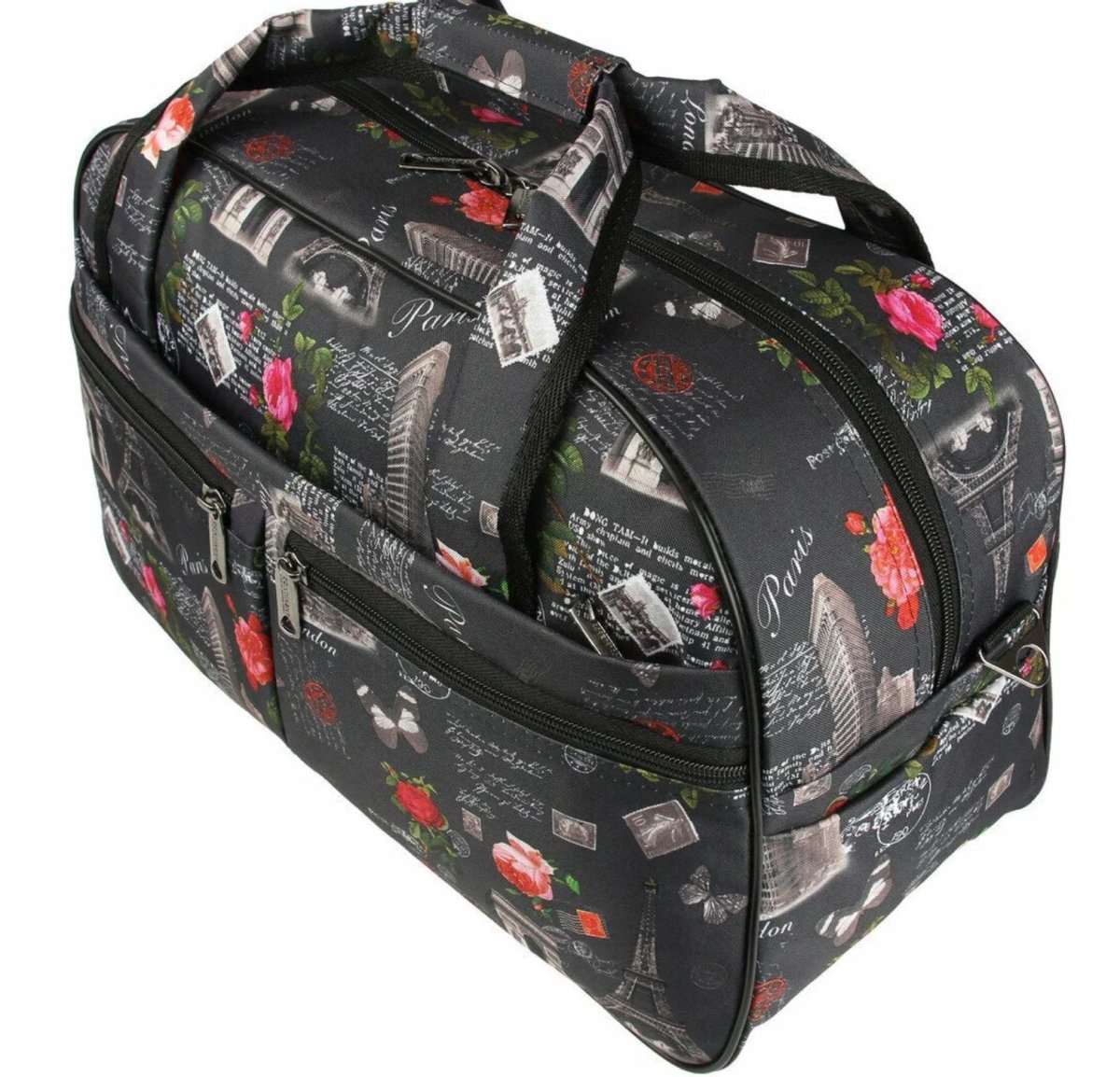 М-505 Саквояж дизайн париж  (синий/49*30*20/текстиль/NTL Continent)