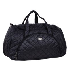 7035.1 (черный) сумка дорожная стежка Модерн (Черный/54*35*30/полиэстер/Polar)