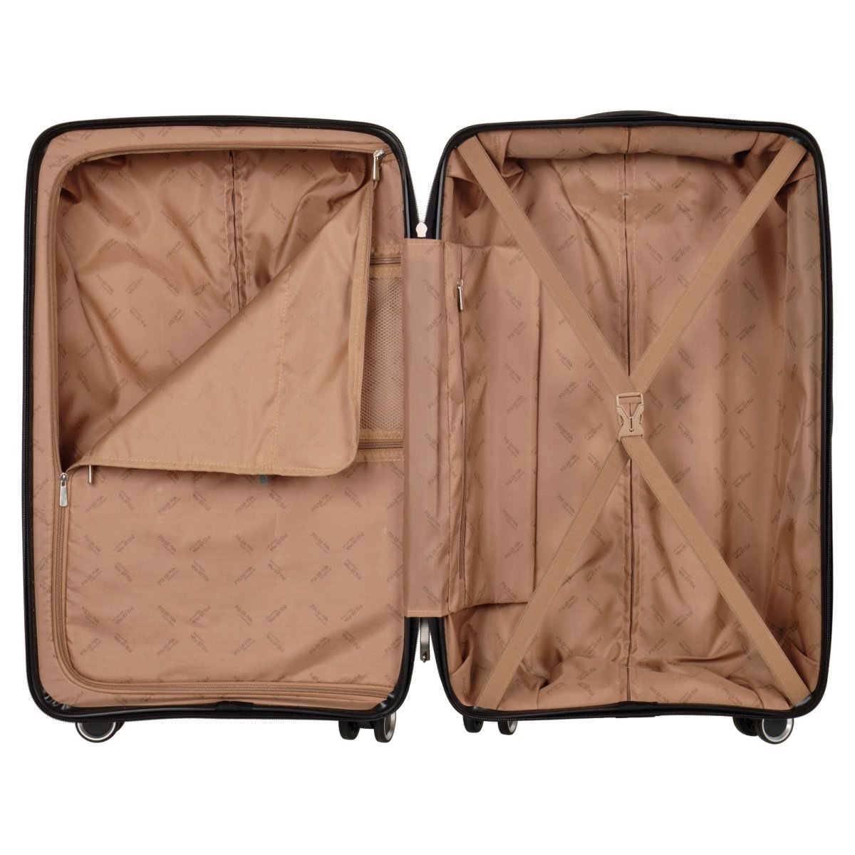 РР829 (3-ой) Blue (20) пластик PP (полипропилен)  чемодан малый (голубой/33*55*23/полипропилен/S/3,0 кг/36 литров/Polar)