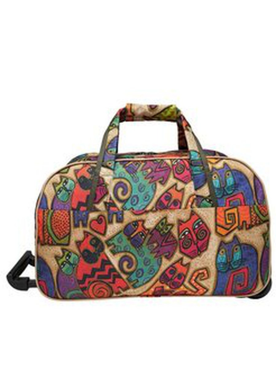 М-607 Сумка на колесах кошки бежевый (бежевый/46*30*25/полиэстер/NTL Continent)