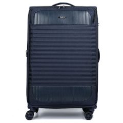 TRM2311-28-8 FABRETTI Чемодан 4-х колесный 100% полиэстер (Синий/48*80*33/полиэстер/L/FABRETTI)