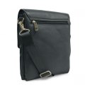 812-81285-1 Сумка мужская экокожа (Пеллекон) (Черный/22*27*4/Экокожа/PELLECON)