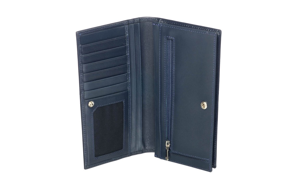 1186 Портмоне мужское V/ DARK BLUE 020 (Синий/18*9,5*2/натуральная кожа/CANGURIONE)