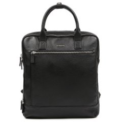 L16524-2 FABRETTI Сумка-рюкзак мужской нат. кожа (черный/33*38*5/натуральная кожа/FABRETTI)