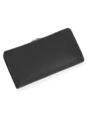 51-373-11-2 Кошелек женский (чёрный) (Черный/21*10*2/натуральная кожа)