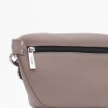 2476LN Сумка женская поясная Бежевый (Бежевый/натуральная кожа/Richet)