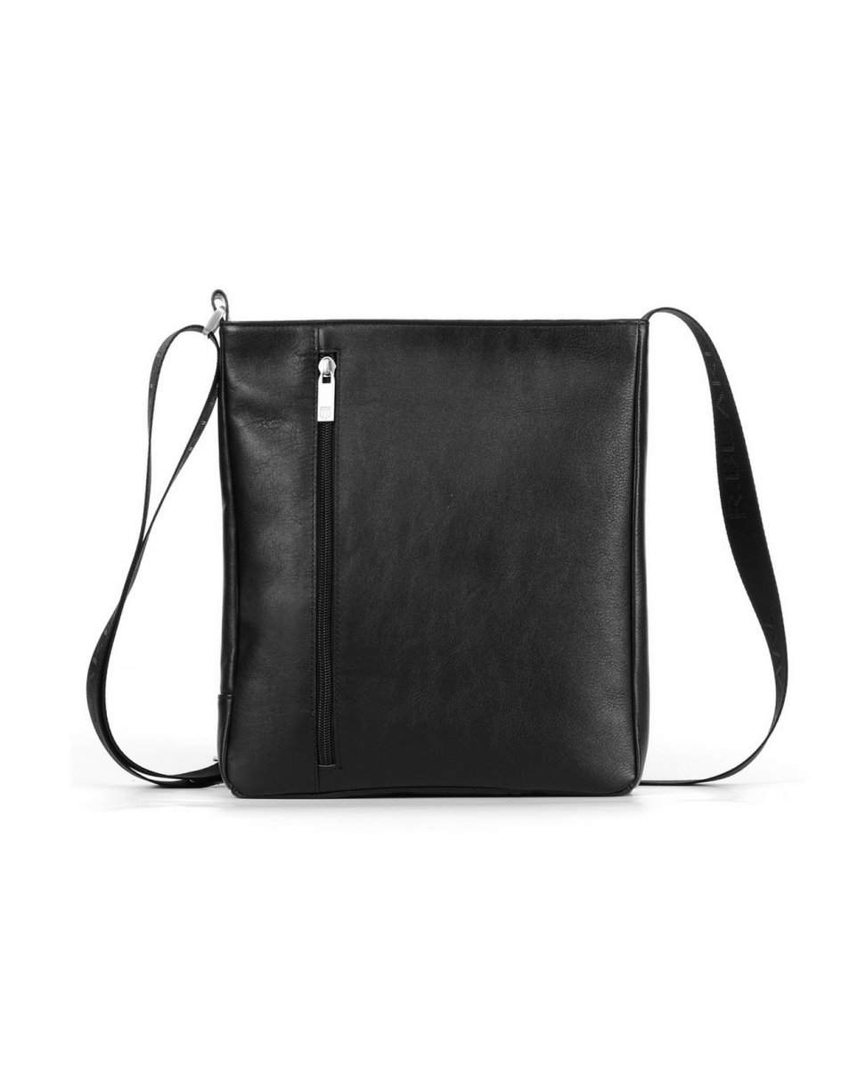 41590 Сумка TEODOR SPORT кожа перфорированная черный (Черный/24*28*4,5/натуральная кожа/R.Blake)