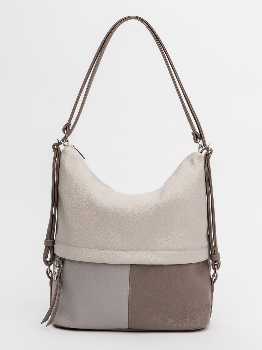 1494 93 86/93 26 Сумка-рюкзак женская (светло бежевый/28*30*13/экокожа/S.Lavia)