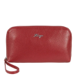 2029-46 Косметичка женская натуральная кожа KARYA (Красный/25*14*6/натуральная кожа)