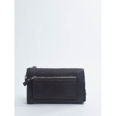 2300LN Сумка-клатч мужская Черный (Черный/21*13*3,5/натуральная кожа/Richet)