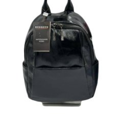 186G Рюкзак женский натуральная кожа (black) (черный/натуральная кожа/Redmond)