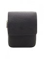 102-81593-1 Сумка мужская кожа (Пеллекон) (черный/15*19,5*6,5/натуральная кожа/PELLECON)