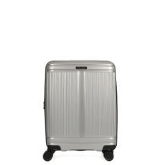 EN9530-20-11 FABRETTI Чемодан 4-х колесный 100% полипропилен (Серебро/40*55*22/полипропилен/S/FABRETTI)