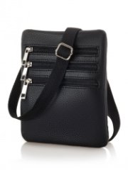 3651 Сумка мужская (черный) (Черный/17*21,5*1/Экокожа/Redmond)