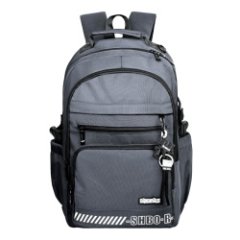 SH9026 серый Молодежный рюкзак MERLIN  (Серый/27*38*10/полиэстер/MERLIN)