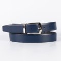 MLJJ34100-01/04 Ремень мужской (чёрный/синий) (Черный/синий/110-130 см/натуральная кожа/Jonas Hanway)