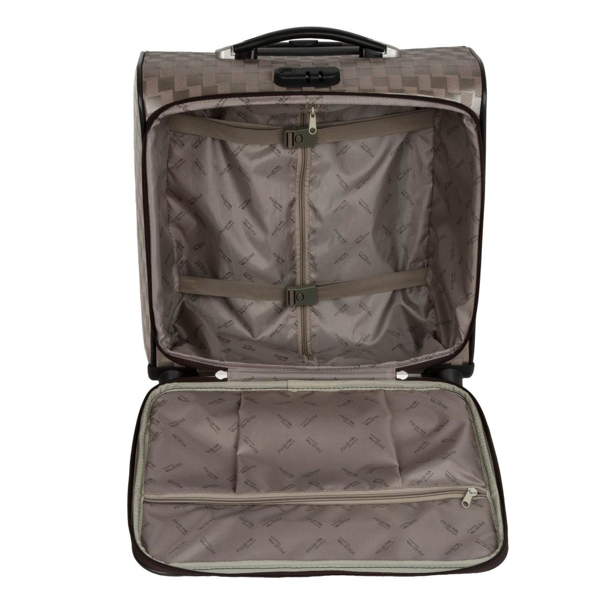 П7083 сумка Пилот черная 4 колеса (чёрный) (Черный/43*43*20/полиэстер/2,7 кг/35 литров/Polar)