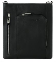 BR10-1699A2121 Black Сумка мужская Malgrado (черный/27*24,5*4/натуральная кожа/Malgrado)