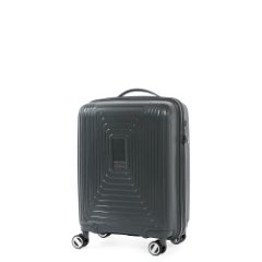 EN3520-20-3 Чемодан 4-х колесный 100% полипропилен FABRETTI  (Серый/39*54*25/полипропилен/S)