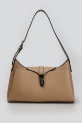 110-102-39 Сумка женская экокожа (бежевый) (Бежевый/28*10*17/Экокожа/M/Redmond)