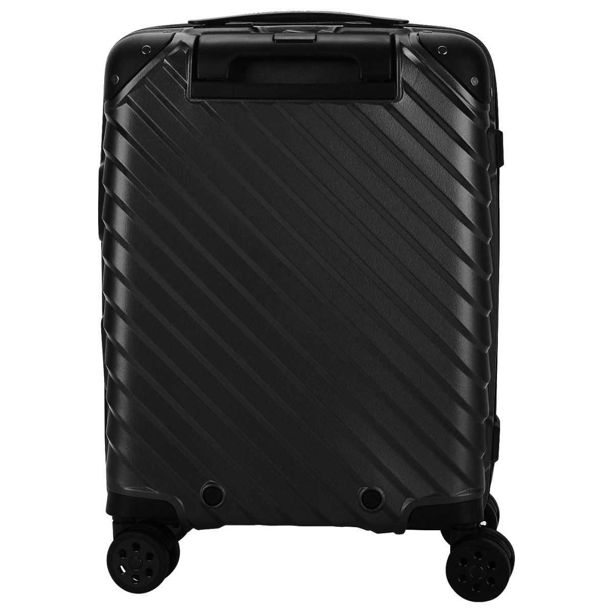 41H-001-424 Чемодан 4-х колесный (черный/45*68*26/полипропилен/M/3,4 кг/Eberhart)