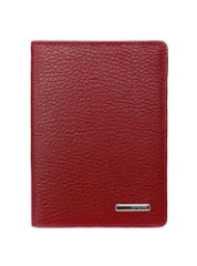 092-46 Обложка для паспорта натуральная кожа KARYA  (Красный/10*14*0,2/натуральная кожа/KARYA)