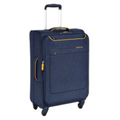 Р1919 (3-ой) D.Blue (19) т.синий чемодан малый тканевый облегченный (синий/34,5*55*22/полиэстер/S/2,6 кг/37 литров/Polar)