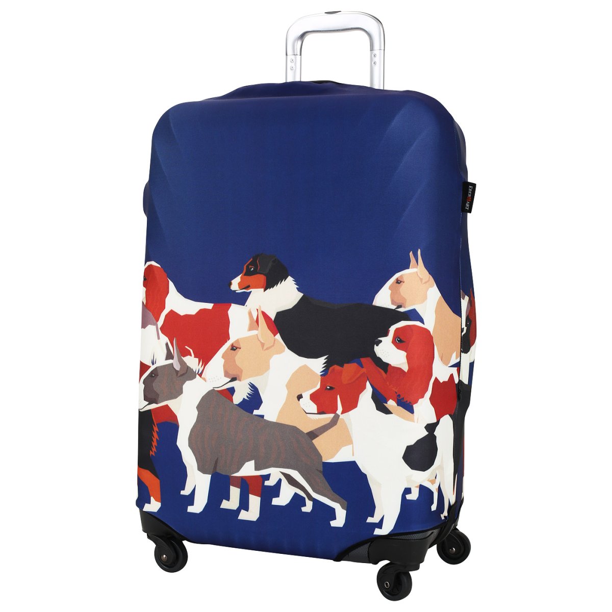 EBHZJL04-L Чехол для чемоданов (Dog Huddle) (полиэстер/L)