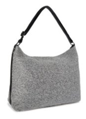 HL 38-554115 Сумка женская текстиль/экокожа (серый) (серый/37*30*13,5/текстиль/экокожа/Hogerland)