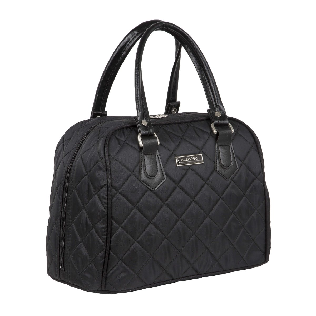 П7100-05 (черный) бьютик из стежки текстиль (Черный/31*25*18/полиэстер)