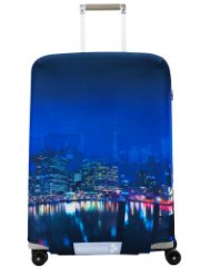 VOYAGER M/L ЧЕХОЛ ДЛЯ ЧЕМОДАНА ТКАНЬ (Синий/бифлекс/M/Redmond)
