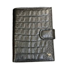 43109 Портмоне с блоком для прав Премиум аллигатор (черный) (черный)
