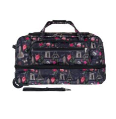 М-5801 Сумка на колесах дизайн париж (фиолетовый/74*41*38/полиэстер/NTL Continent)