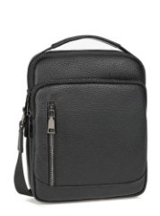 HL 11-617115 Сумка мужская натуральная кожа  (черный/21*26*7/натуральная кожа/Hogerland)