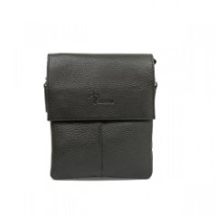 102-877-1 Сумка мужская кожа (Пеллекон) (черный/17,5*22*5/натуральная кожа/PELLECON)