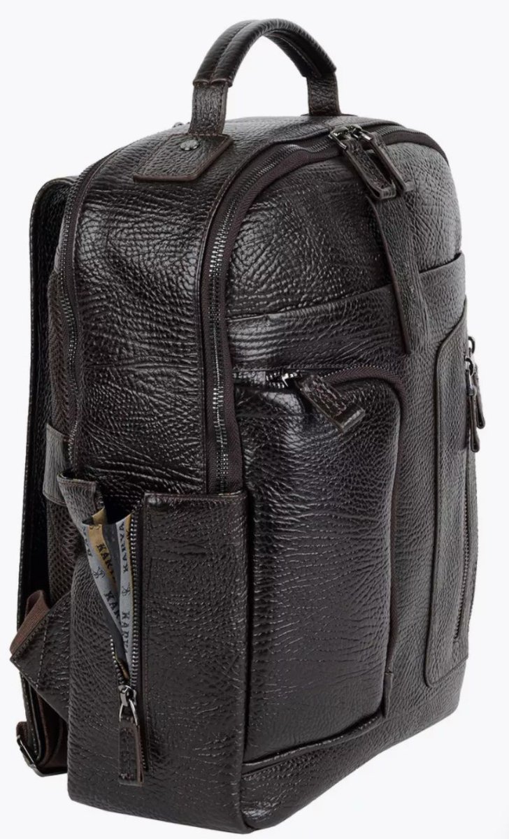 0259-04 Рюкзак мужской натуральная кожа. KARYA (Коричневый/30*38*15/натуральная кожа/KARYA)