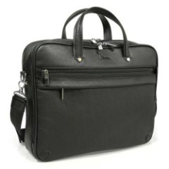812-21159-1 Портфель мужской (Пеллекон) (Черный/37*30,5*8/Экокожа)