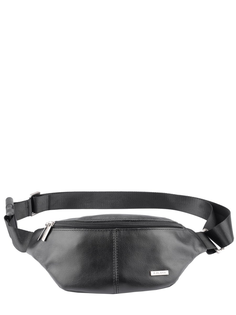 72806 Сумка поясная НИК BLACK кожа черный (Черный/23*11*5/натуральная кожа/R.Blake)