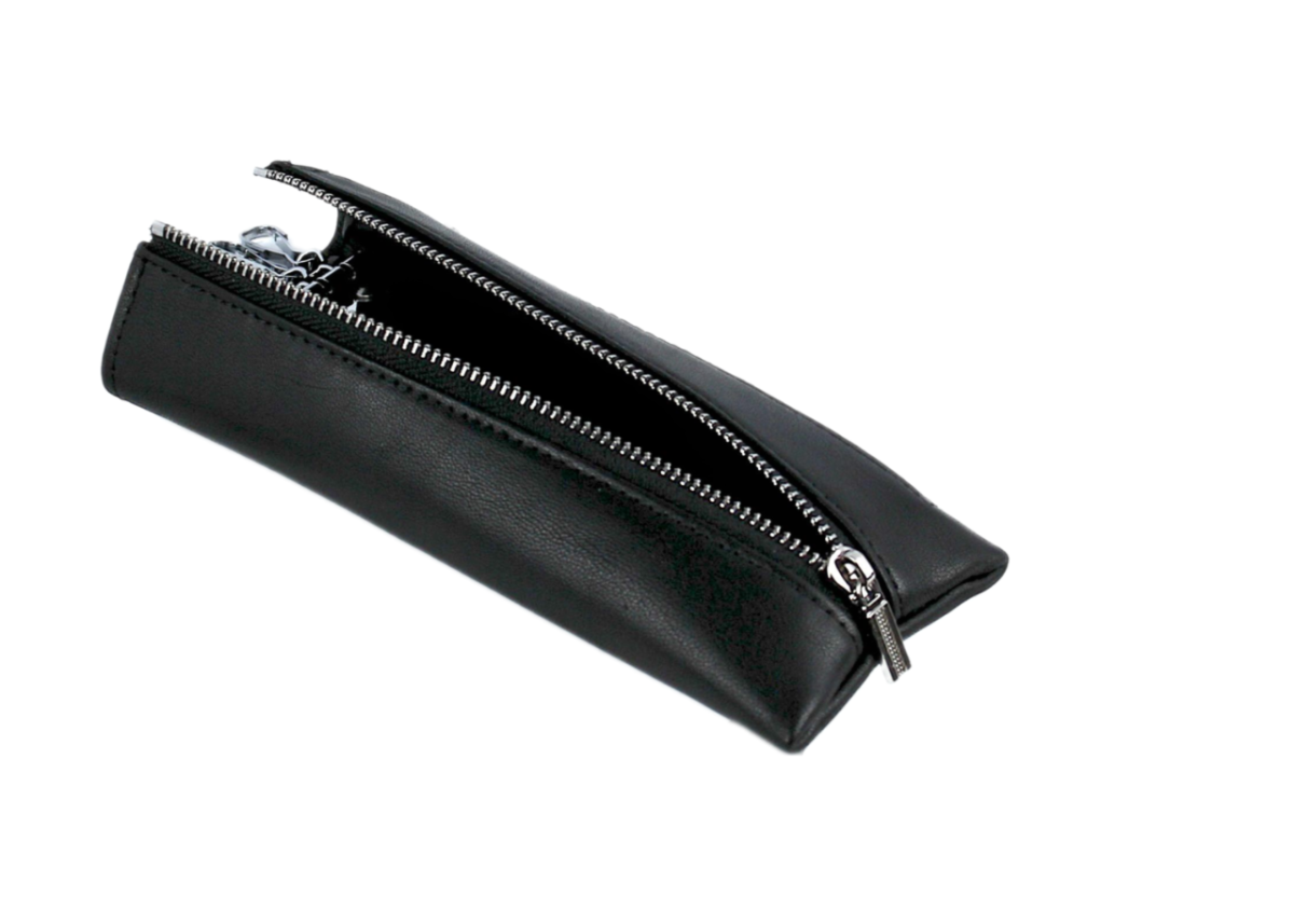 XP135-45A Ключница-карточница (чёрный) (Черный/17*7*1/натуральная кожа/Redmond)