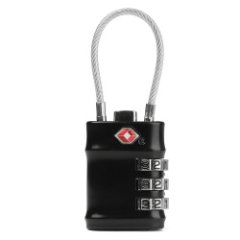 R62101-2 FABRETTI Кодовый замок для чемодана сплав цинка (черный/3,2*8,8*1,5/сплав цинка/FABRETTI)