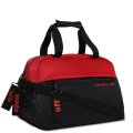 2-168 Сумка дорожная (Сатин/красно-черный) (Красный/чёрный/43*31*29/текстиль/ANTAN)