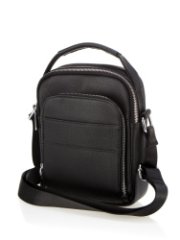 18 Сумка мужская натуральная кожа (Черный/25*20*7/натуральная кожа)