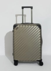 41H-004-428 Чемодан 4-х колесный (бежевый/51*77*31/полипропилен/4,1 кг/119 литров/Eberhart)