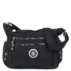 Y8704-2 FABRETTI  Сумка 100% полиэстер (Черный/27*20*11/полиэстер/FABRETTI)