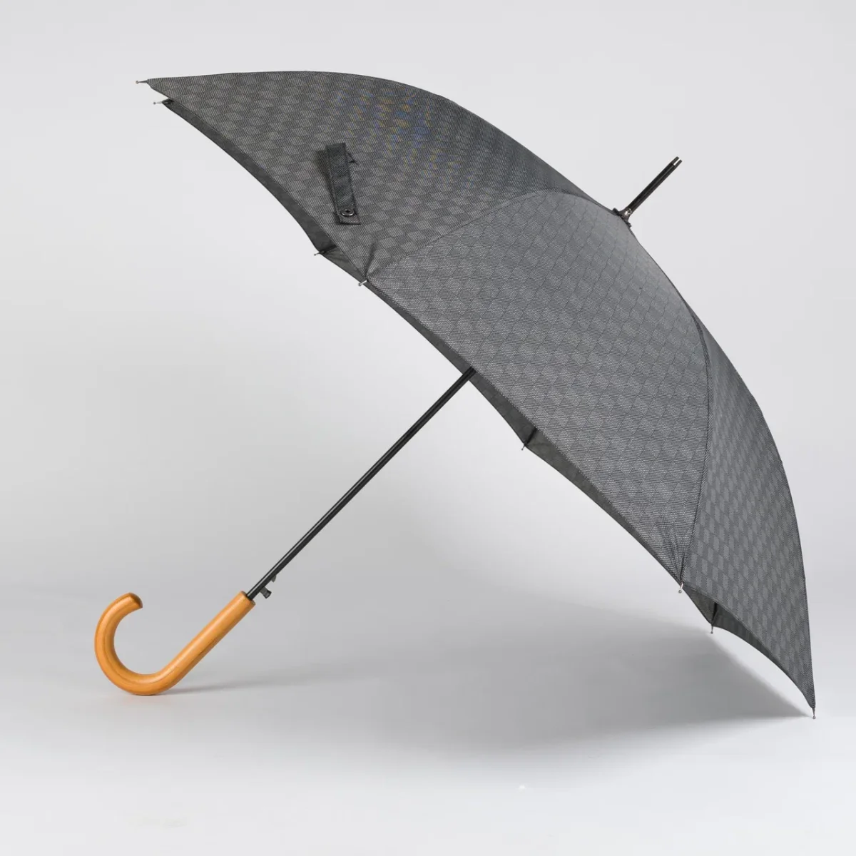 RT-31641 Зонт мужской, трость, полуавтомат, П-Э (однотонный/8-58/эпонж/Jonas Hanway)