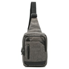 YSY1122-3 FABRETTI Сумка-слинг 100% полиэстер (серый/18*25*6/полиэстер/FABRETTI)