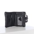Ri-065P Портмоне женское Черный (черный/11,5*9*2,5/натуральная кожа/Richet)